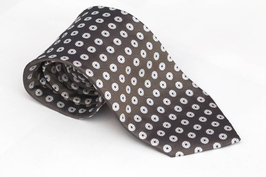 Taupe Dotted Tie